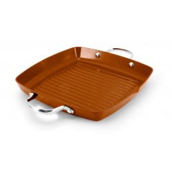 Ecopan BBQ  28 x 28cm Square Grill with 2 Handles Bronze